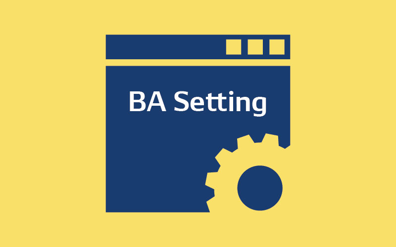 BA Setting