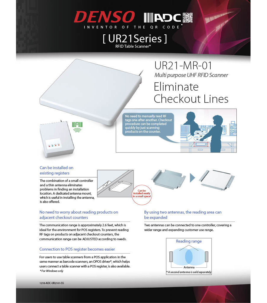 UR21-MR-01 Product Sheet